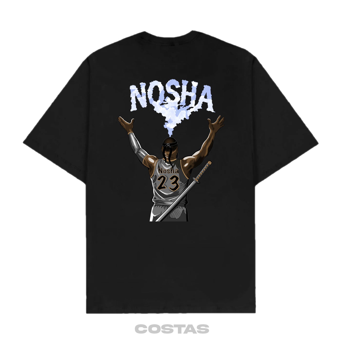Camiseta Oversized "VEEZEE" Preta