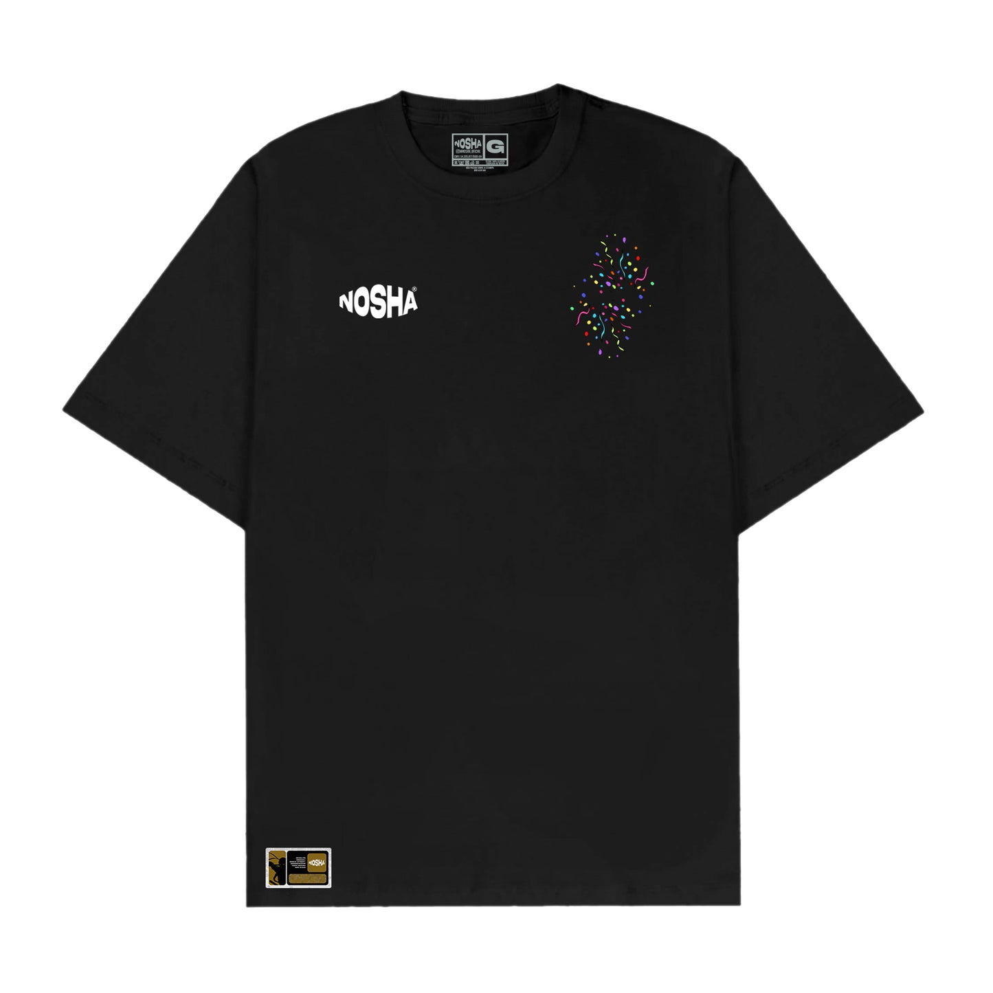Camiseta Oversized "LAGRIMA" Preta