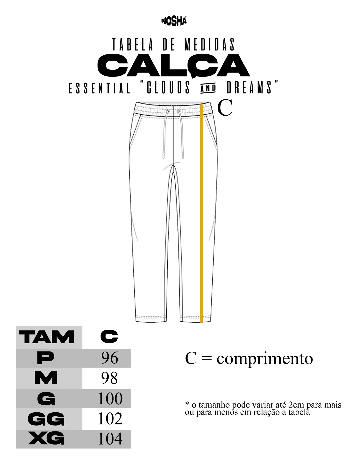 Calça "WTGSN?" Los 3X Mosqueteiros