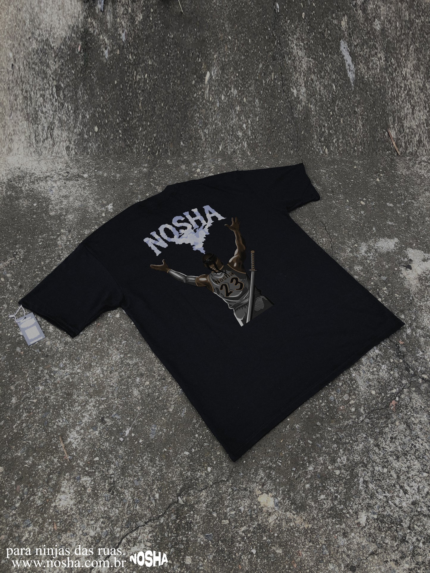 Camiseta Oversized "VEEZEE" Preta