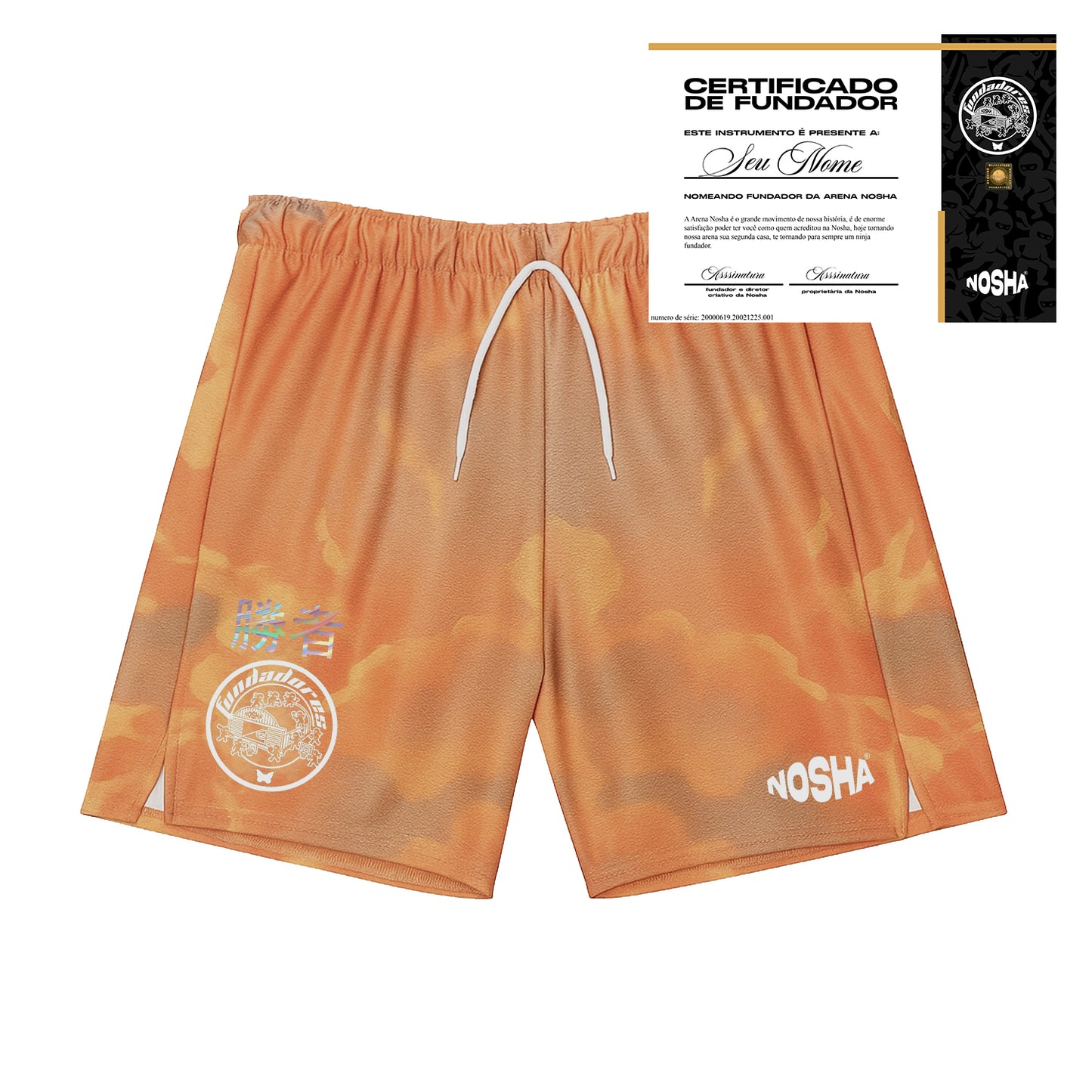 Bermuda "Sem Limites" Moletom + Certificado