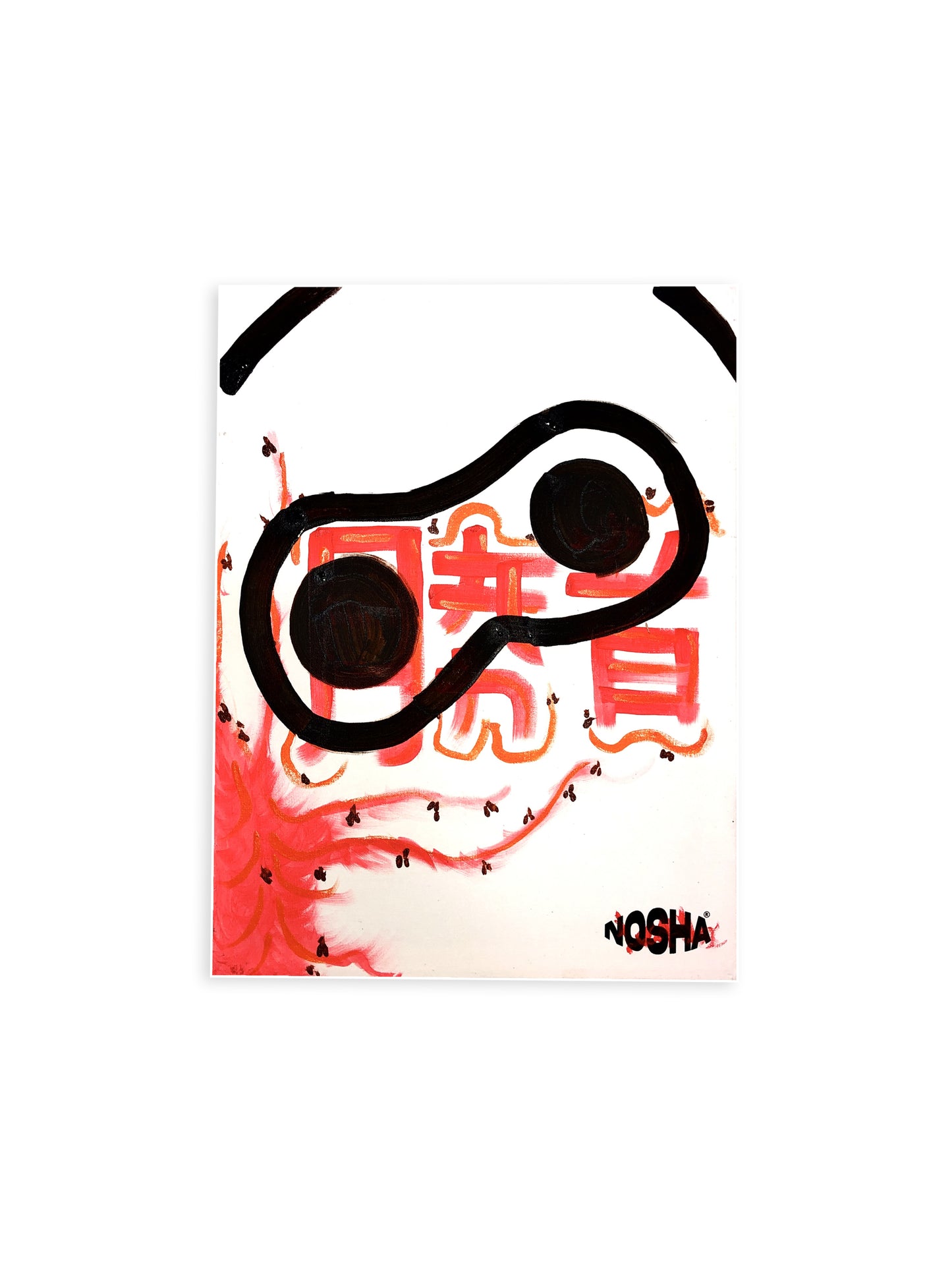 Quadro "Red Tears" | 勝者 #001 + Certificado de Originalidade