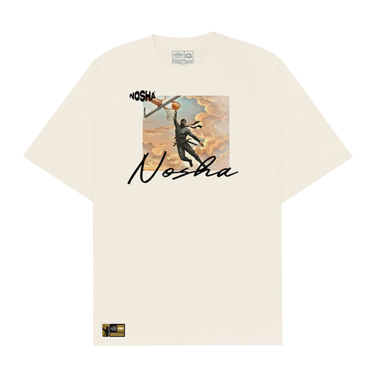 Camiseta Oversized "DUNK" Off-White