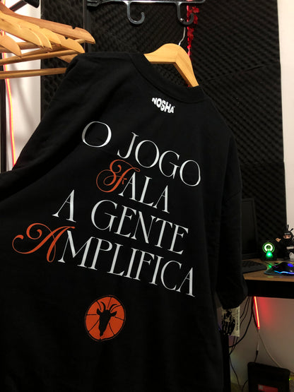 Camiseta Oversized "Amplifica" GoatBR X Nosha
