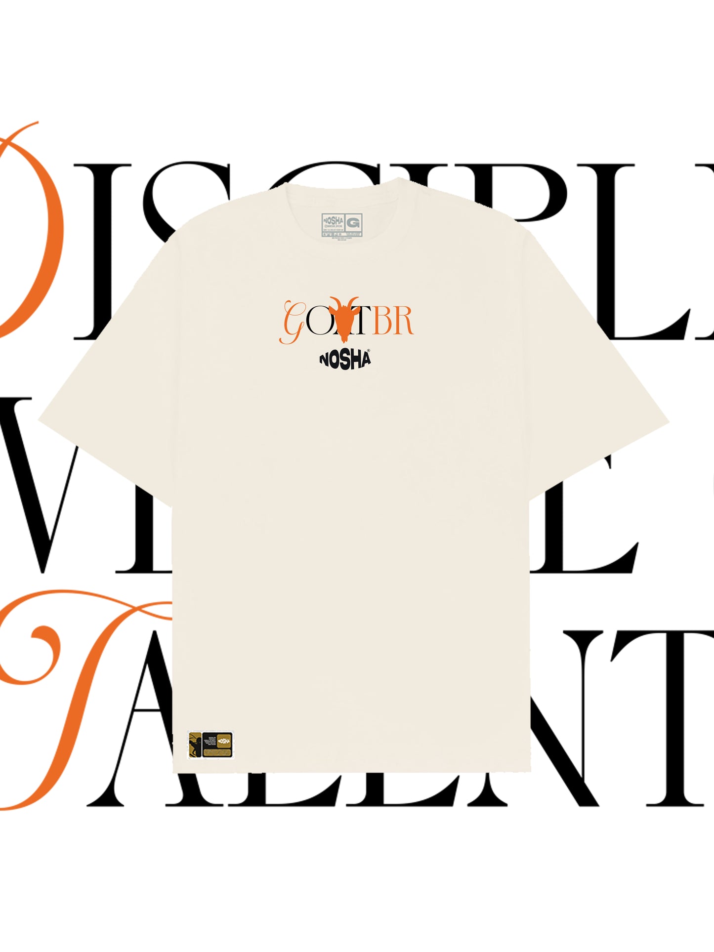 Camiseta Oversized "Disciplina" GoatBR X Nosha
