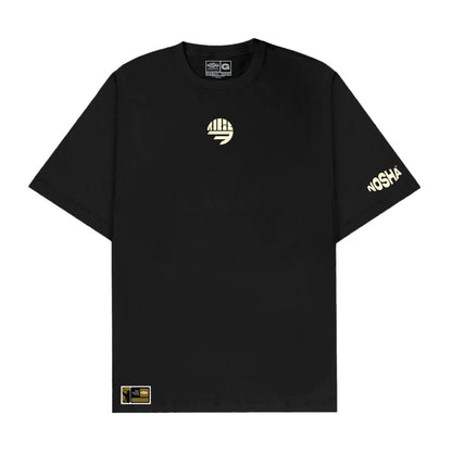 Camiseta Oversized Robiz7 "God is Good" | Black & Cream