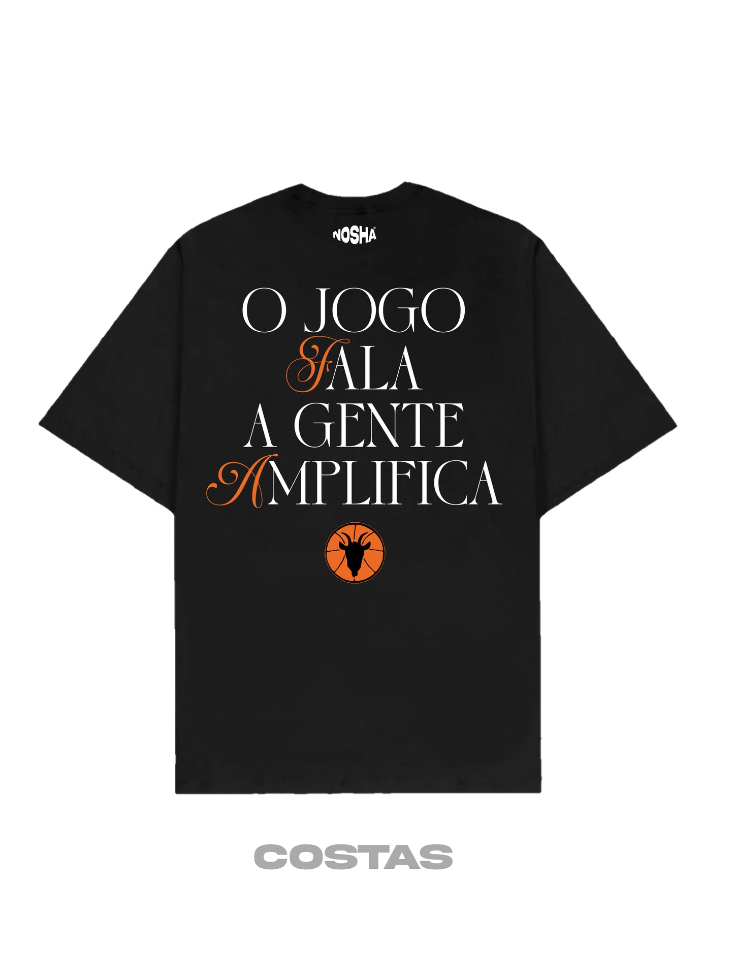 Camiseta Oversized "Amplifica" GoatBR X Nosha
