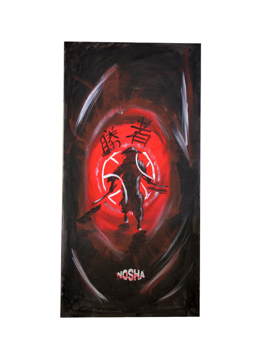 Quadro "Yasuke" | 勝者 #004 + Certificado de Originalidade